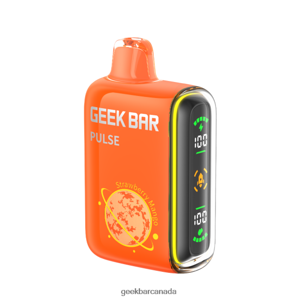Geek Bar Pulse 15K Disposable Vape - Geek Bar Review T2PT4463 Strawberry Mango