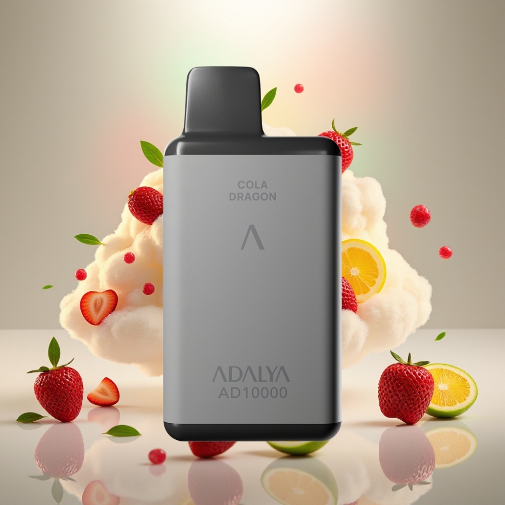 Adalya AD 10000 Puffs Space Gray Disposable Vape with Sandblasted Finish & USB-C