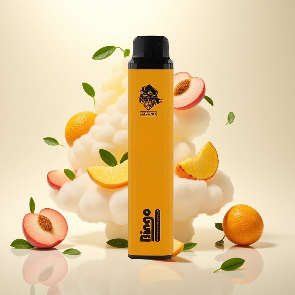Aivono AIM BINGO 4000 Puffs 10mL 1000mAh Pineapple Peach