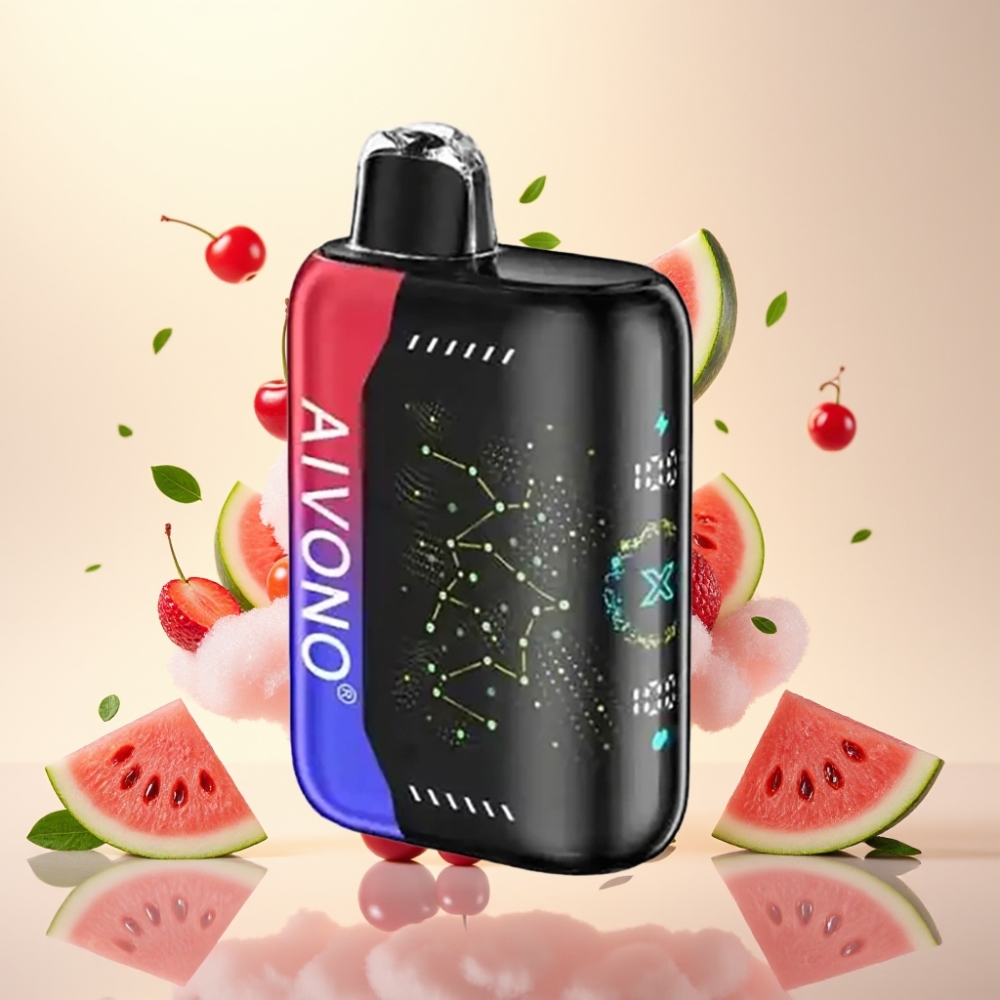 Aivono AIM BOOM 25000 Puffs 28ml 650mAh Iced Watermelon Cherry