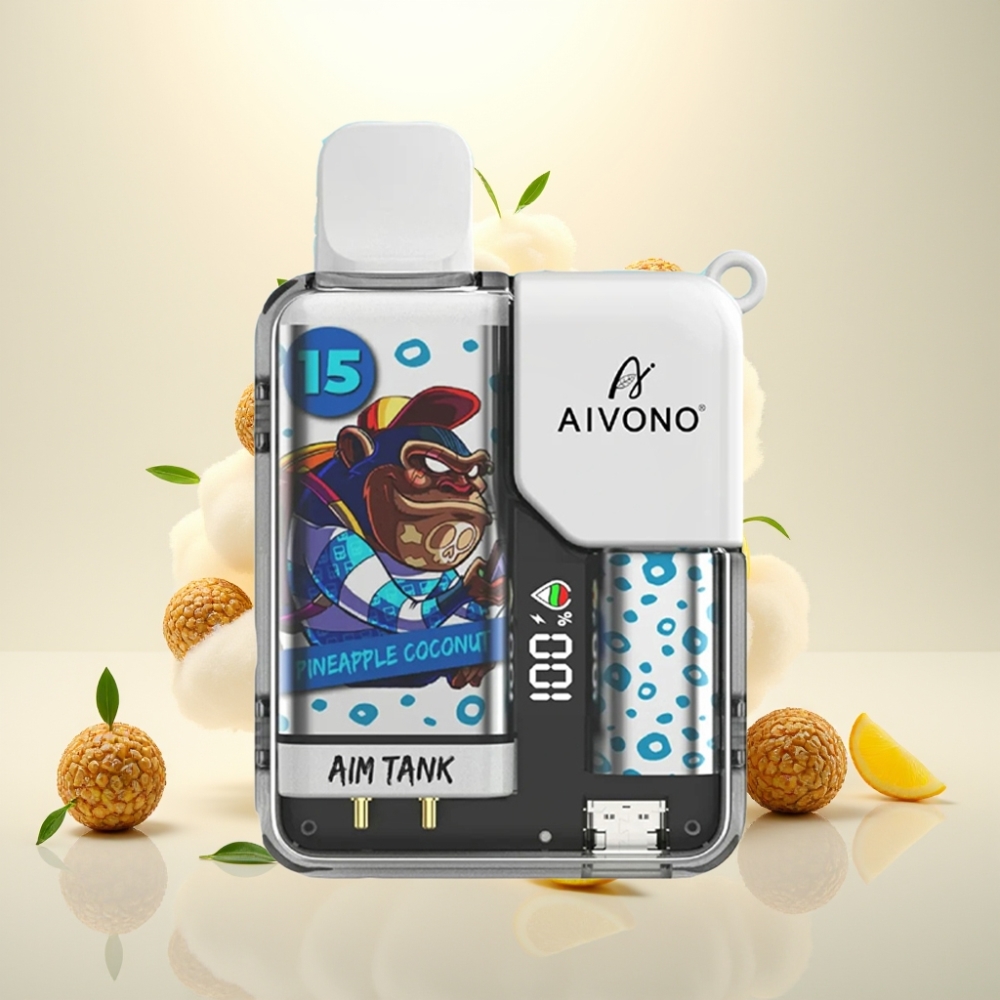 Aivono AIM-TANK 9500 Puffs 18ml LCD Pineapple Coconut
