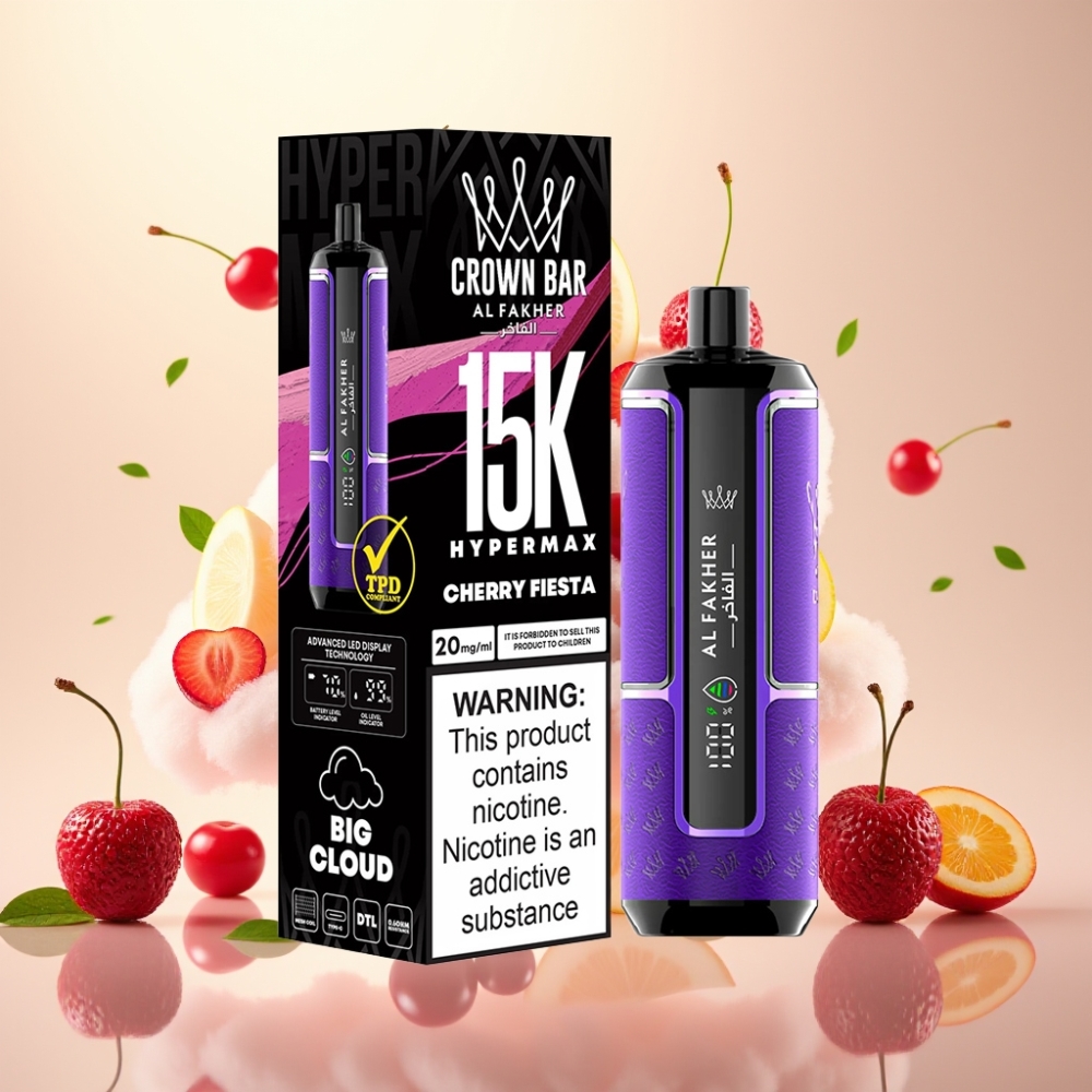 Al Fakher Crown Bar 22ml 15K Hypermax Disposable Vape Kit