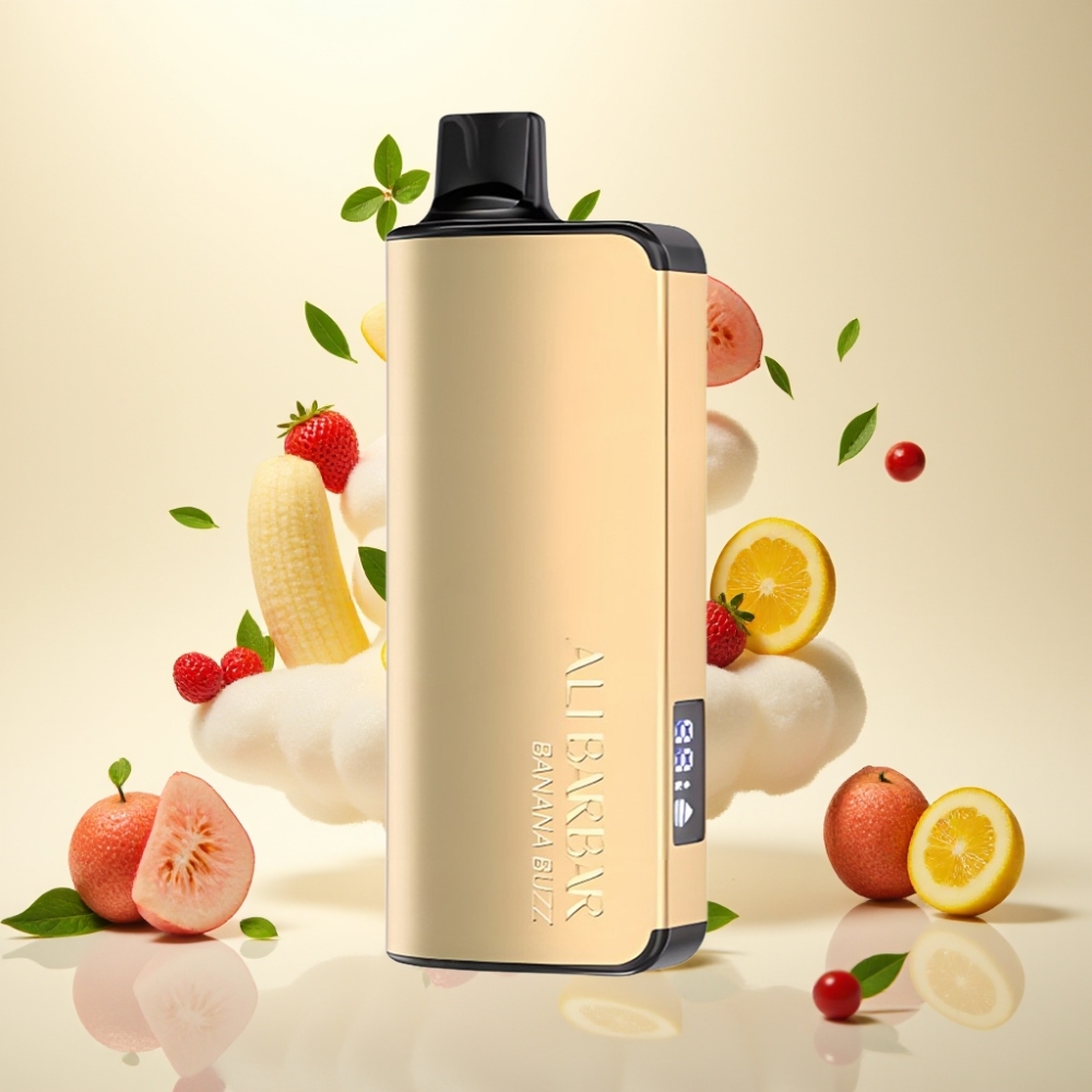 Alibarbar Ingot 22ml 9000 Puffs Banana Buzz Disposable Vape