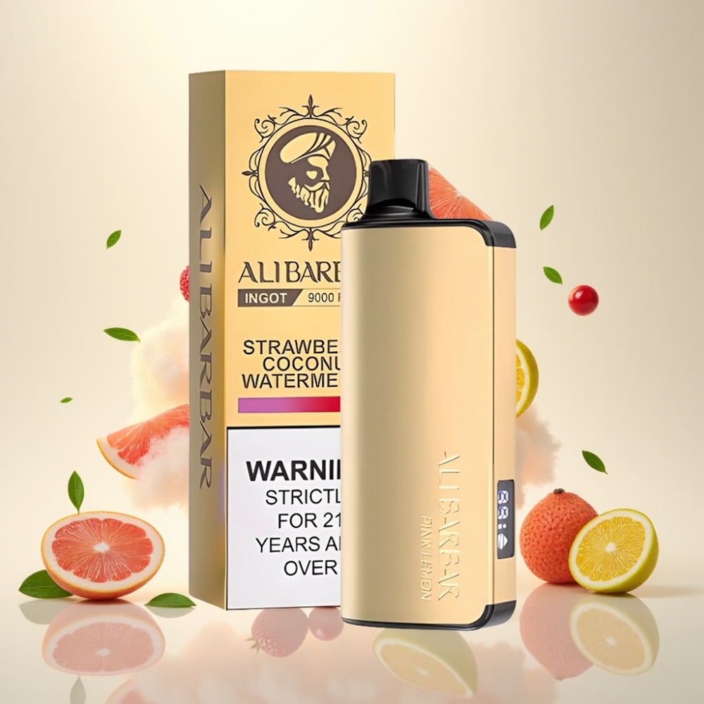 Alibarbar Ingot 22ml 9000 Puffs Disposable Vape Pink Lemon