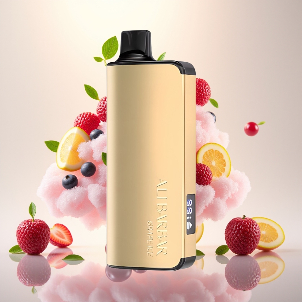 Alibarbar Ingot 22ml 9000 Puffs Grape Ice Disposable Vape