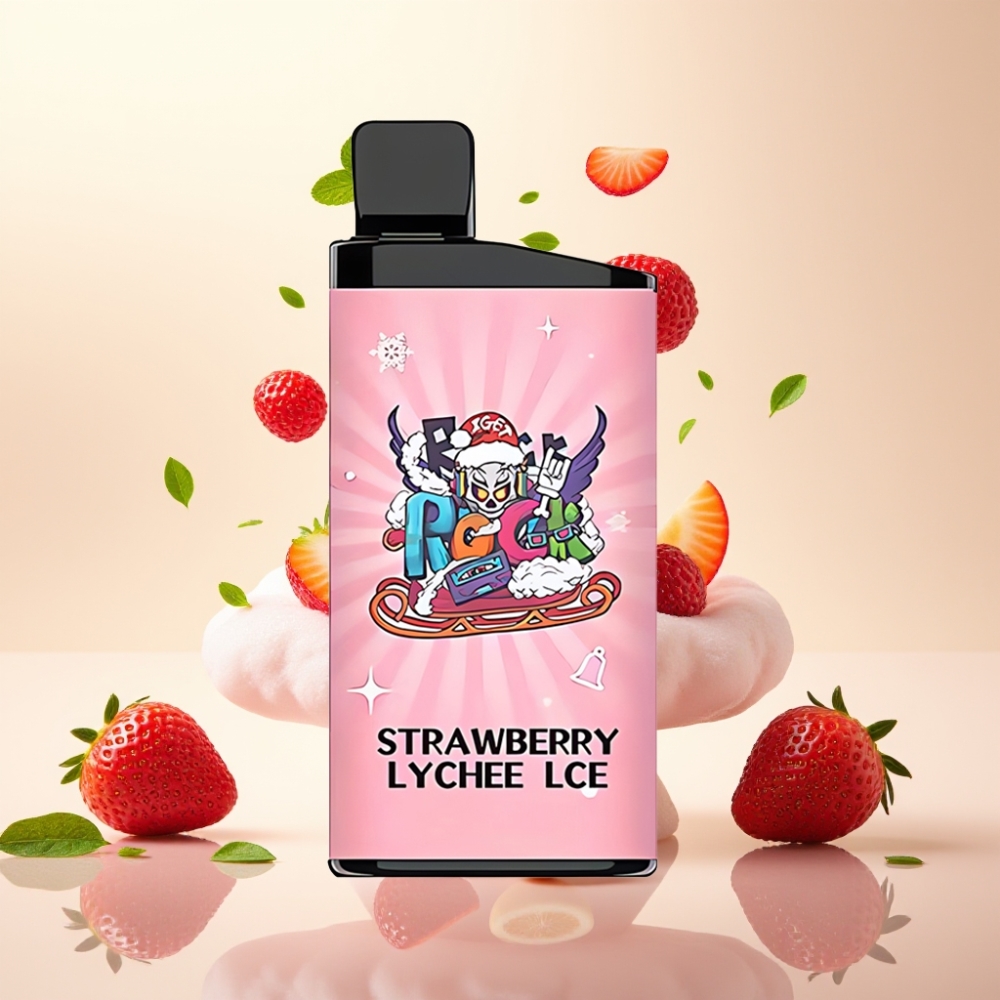 IGET Bar 3500 Puffs 1400mAh Mesh Strawberry Lychee Ice