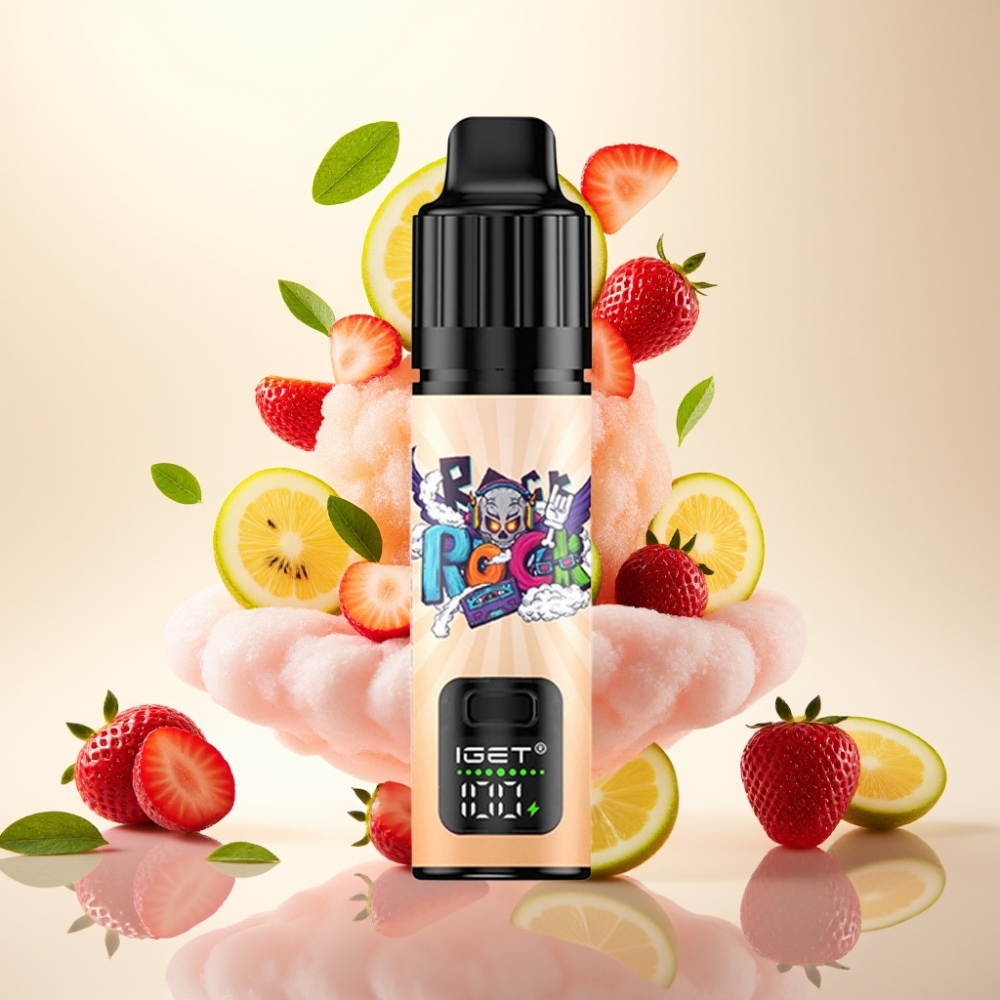 IGET BAR PLUS S3 POD 10000 Puffs 18ml 5% Strawberry Kiwi Ice Disposable Vape