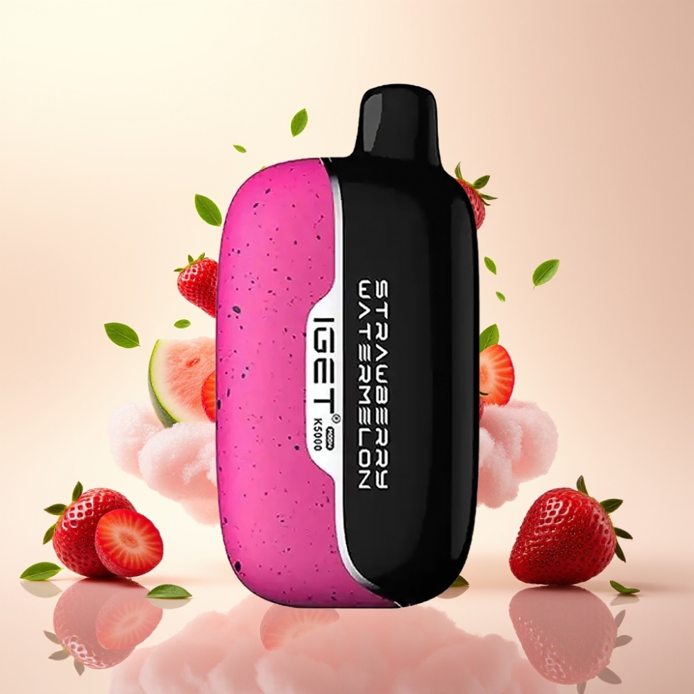 IGET Moon K5000 Disposable Vape - 5000 Puffs, Mesh Coil, Strawberry Watermelon Ice