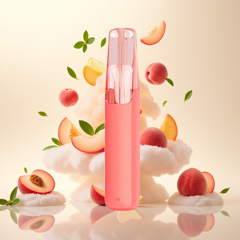 Snowplus Dash 4000 Puffs Ceramic Disposable Peach Ice