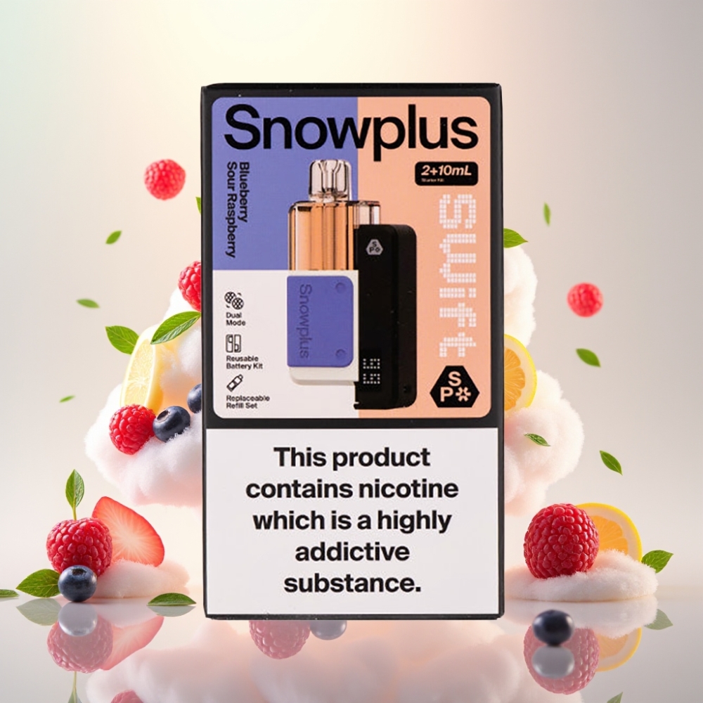 Snowplus Swift 5000 Puffs Dual Mesh Pod Kit - Blueberry Sour Raspberry