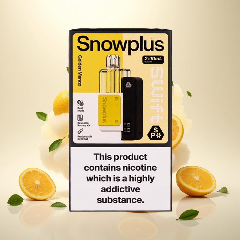 Snowplus Swift 5000 Puffs Dual Mesh Pod Kit - Golden Mango