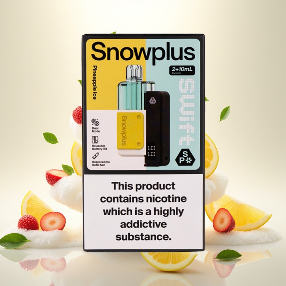 Snowplus Swift 5000 Puffs Dual Mesh Pod Kit - Pineapple Ice, 2% Nicotine, 1000mAh