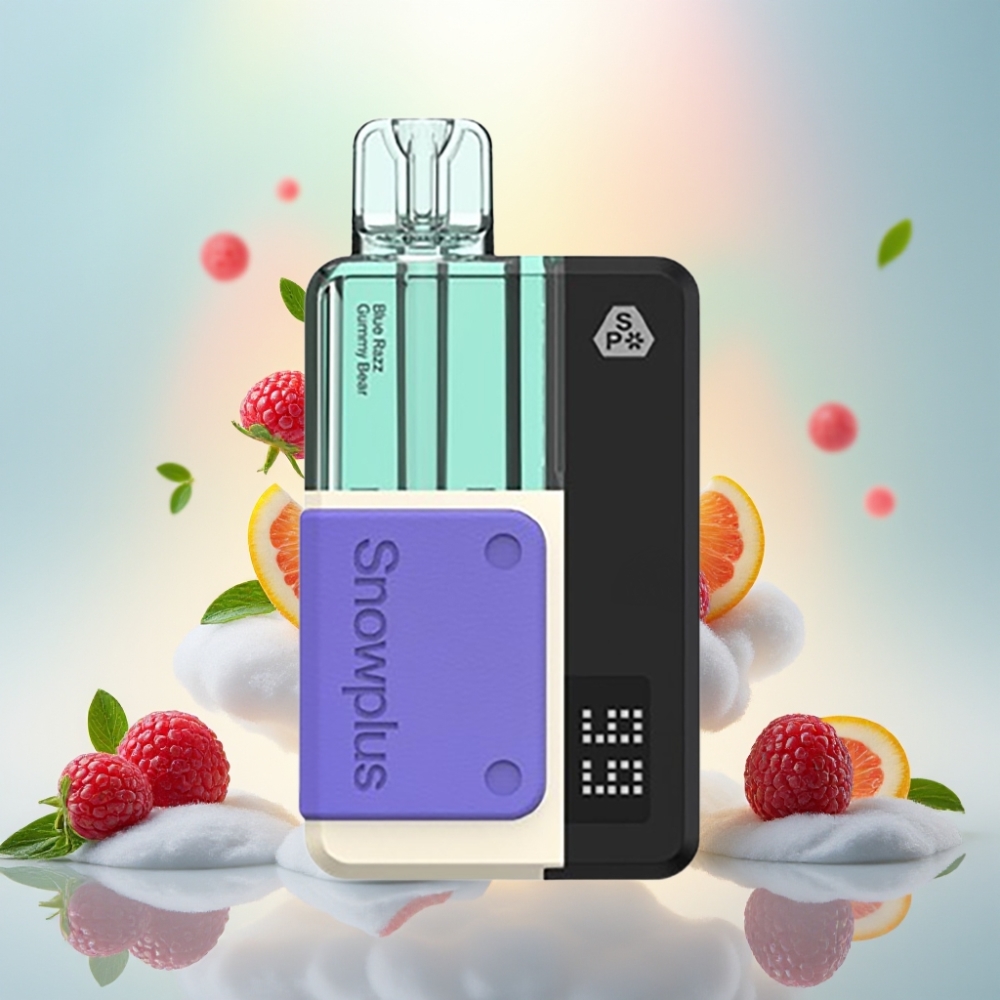 Snowplus Swift 5000 Puffs Dual Mesh Prefilled Pod Kit Blue Razz Gummy Bear