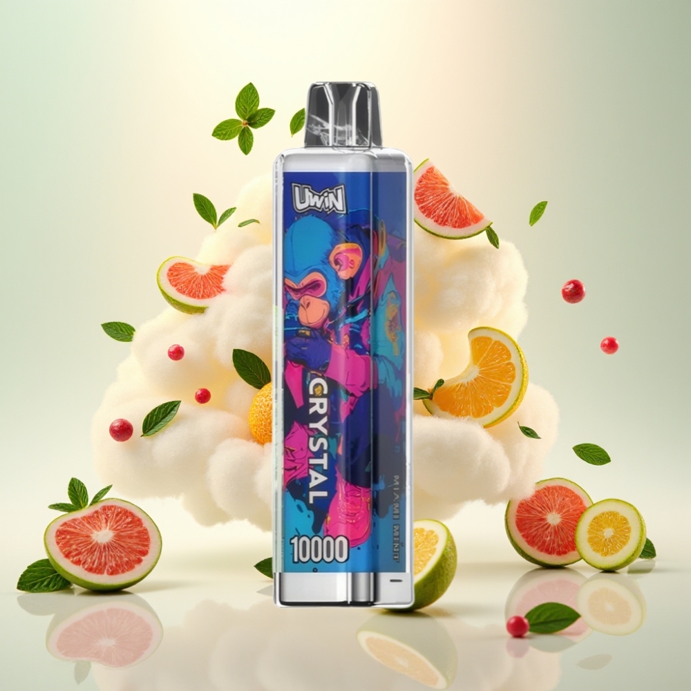 UWIN Crystal 10000 Puffs 18ml Mint Rechargeable Vape