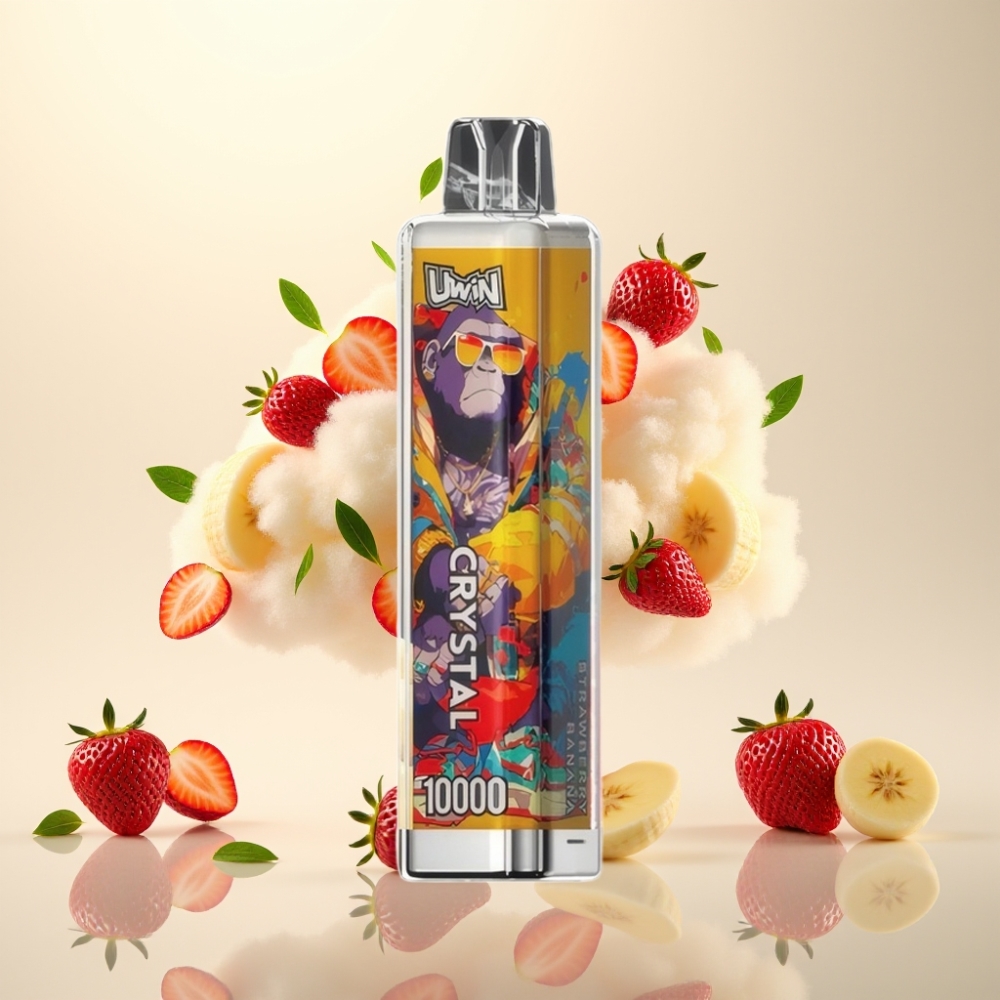 UWIN Crystal 10000 Puffs Disposable Vape - 18ml, RGB, Type-C Fast Charging