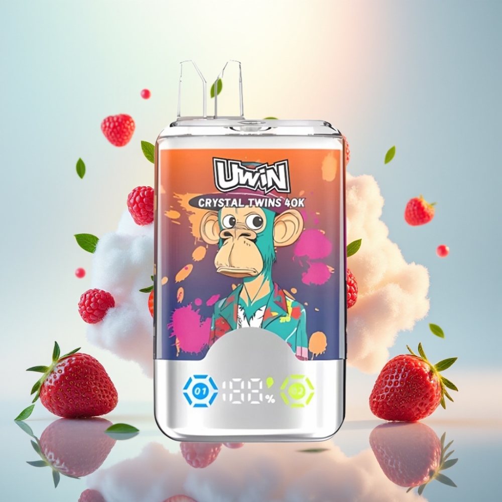 UWIN Crystal Twins 40000 Puffs Dual Flavor 32ml Mesh Disposable Vape