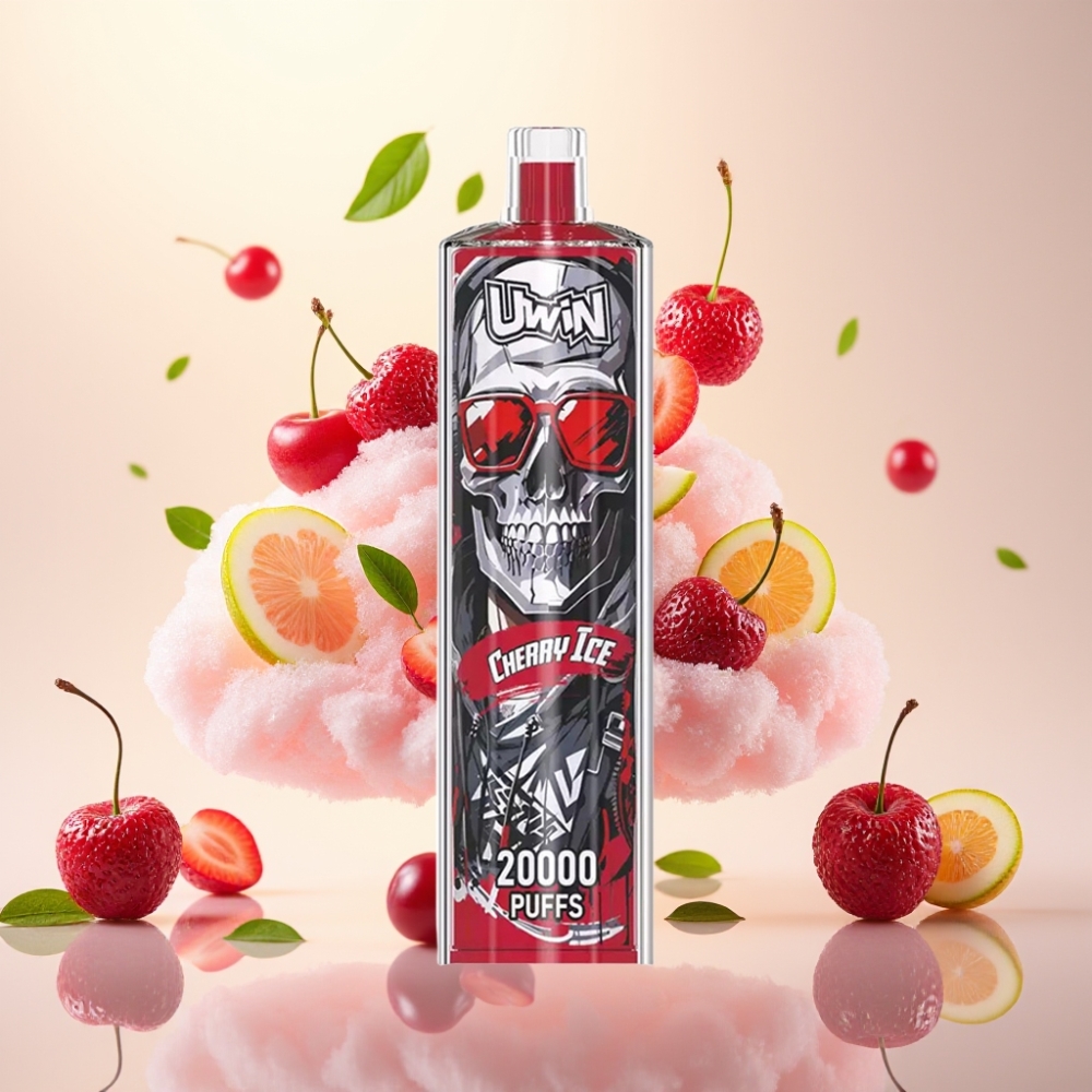 Uwin Shisha Hookah Crystal 20000 Puffs 22ml Mesh Coil Type-C Rechargeable