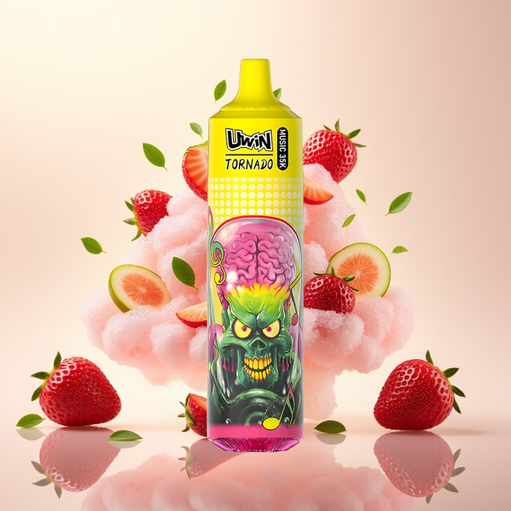 Uwin Tornado 35K Strawberry Ice Music Vape