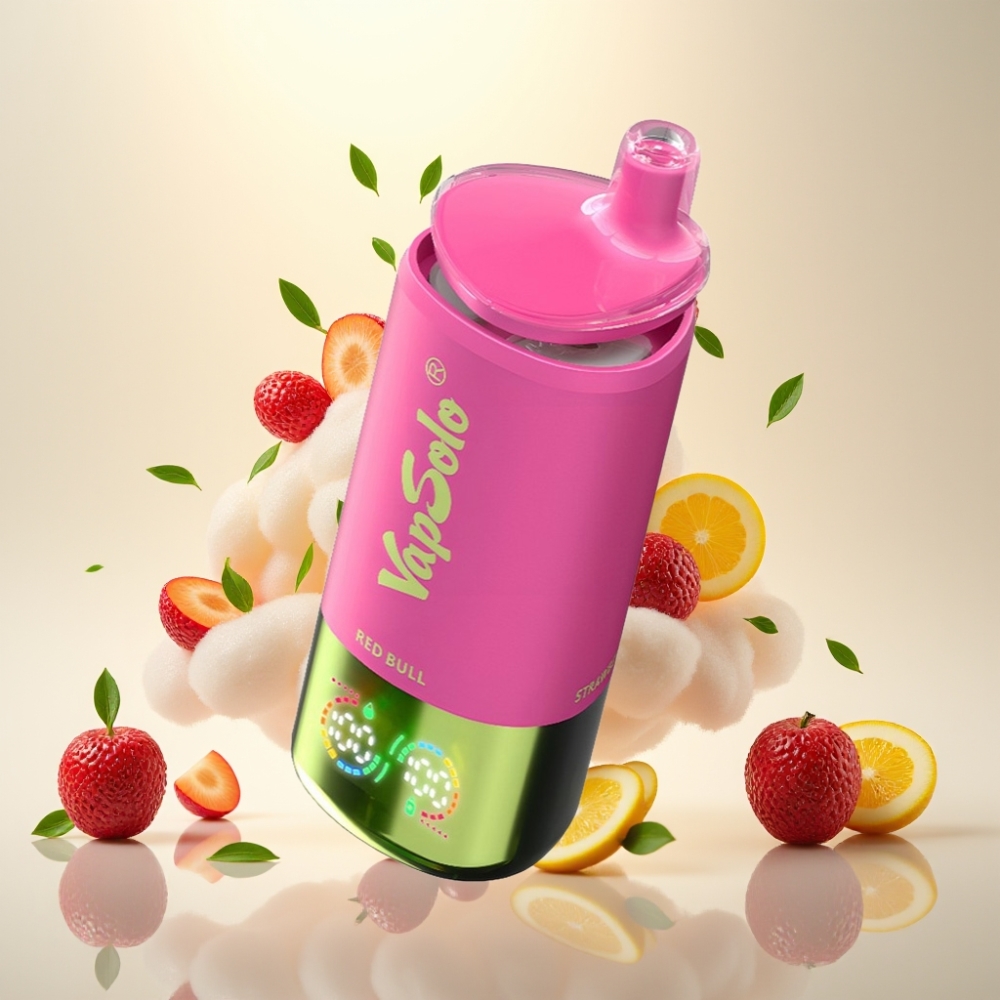 VapSolo Triple 30000 Puffs 40ml Type-C Disposable Vape Red Bull