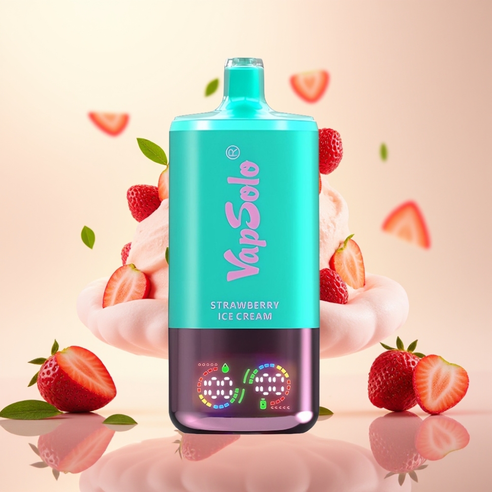 VapSolo Triple 30000 Puffs Strawberry Ice Cream Disposable Vape