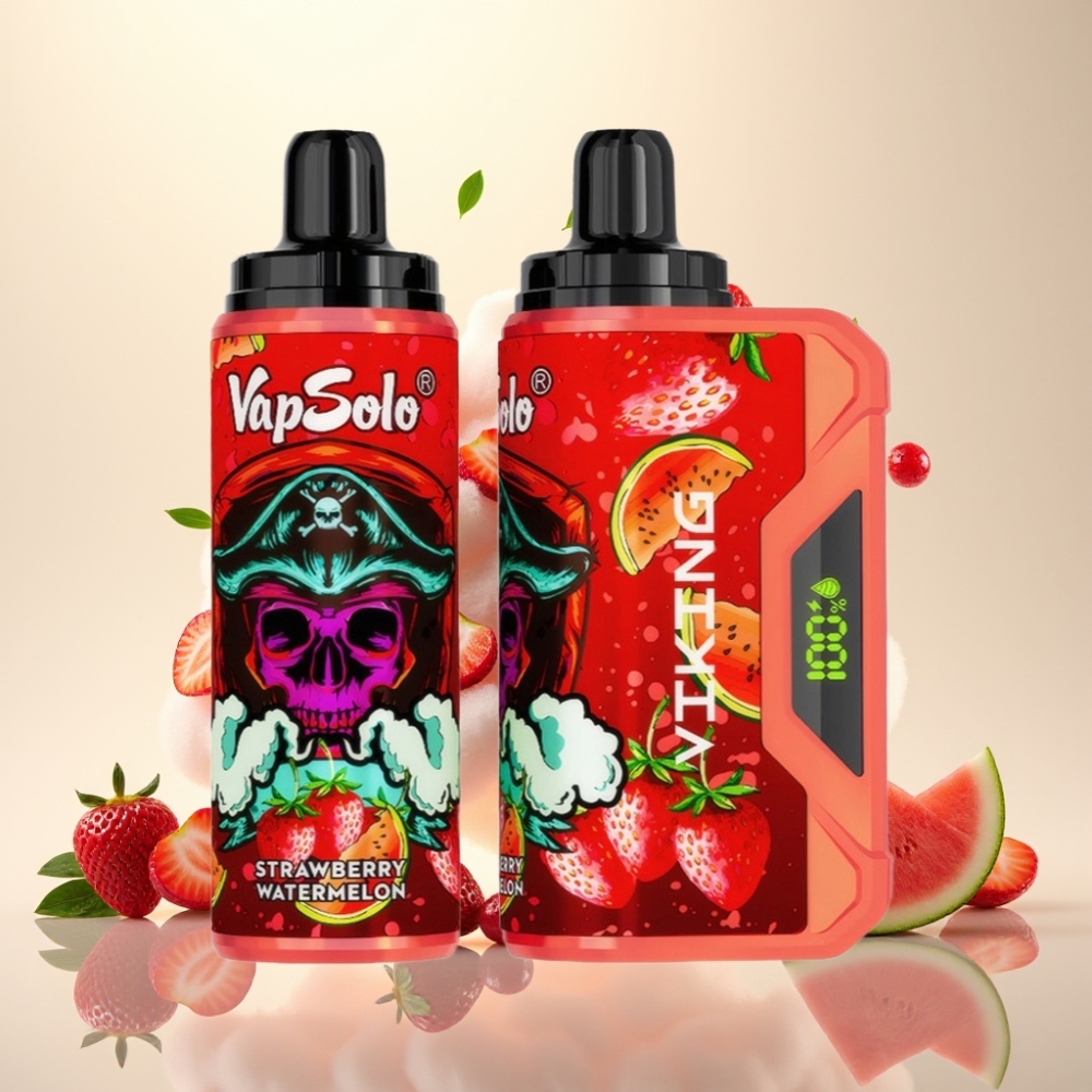 VapSolo VIKING 12000 Puffs 22ml Disposable Vape Strawberry Watermelon