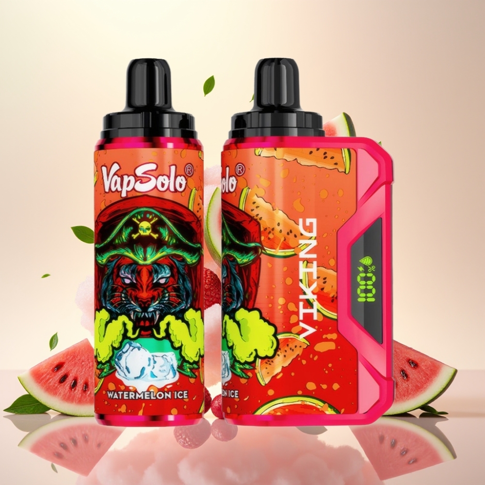 VapSolo VIKING 12000 Puffs 22ml Disposable Vape Watermelon Ice