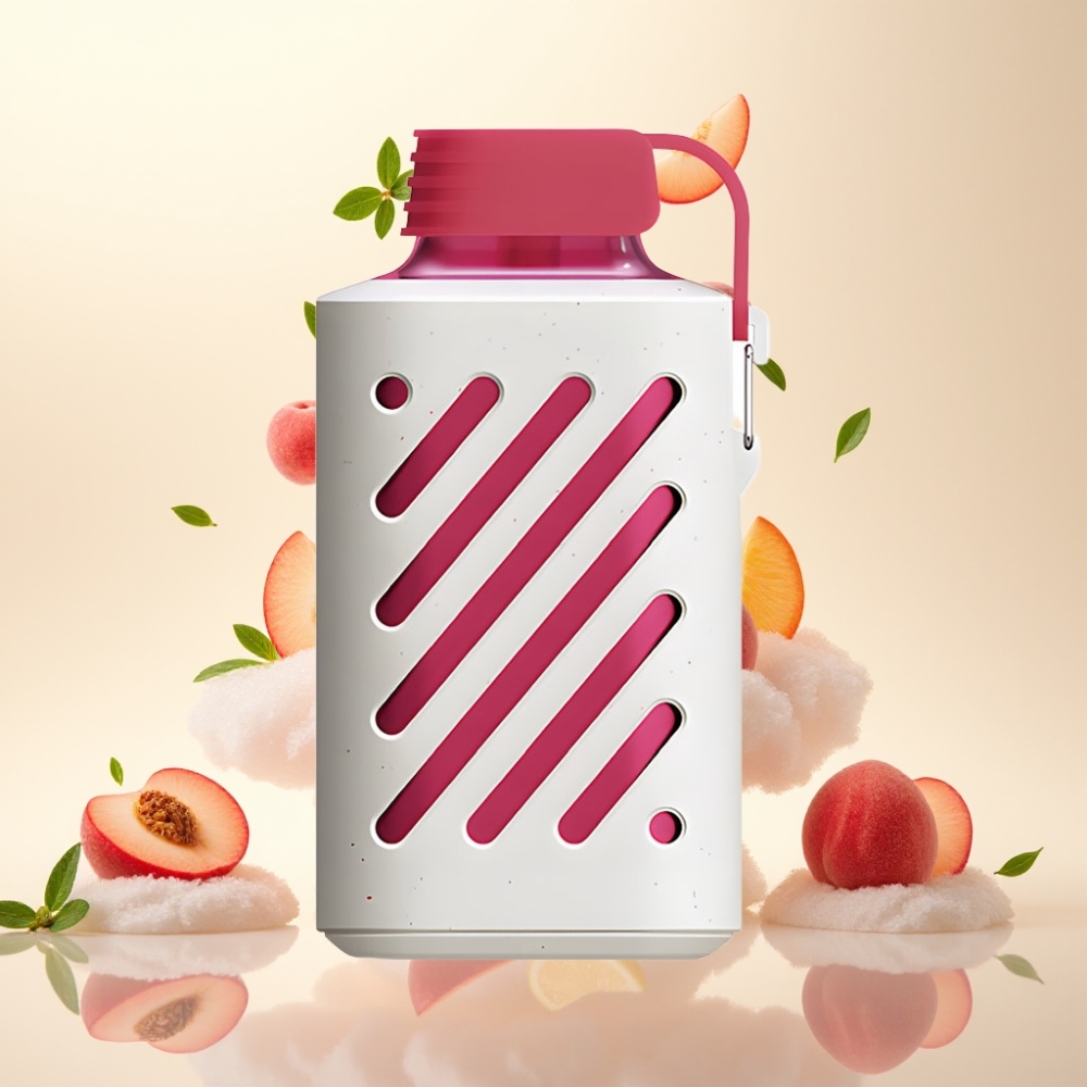 VOZOL GEAR 10000 Disposable Vape - Peach Ice, 30 Flavors, 20ml E-liquid, VAMT Mesh Coil