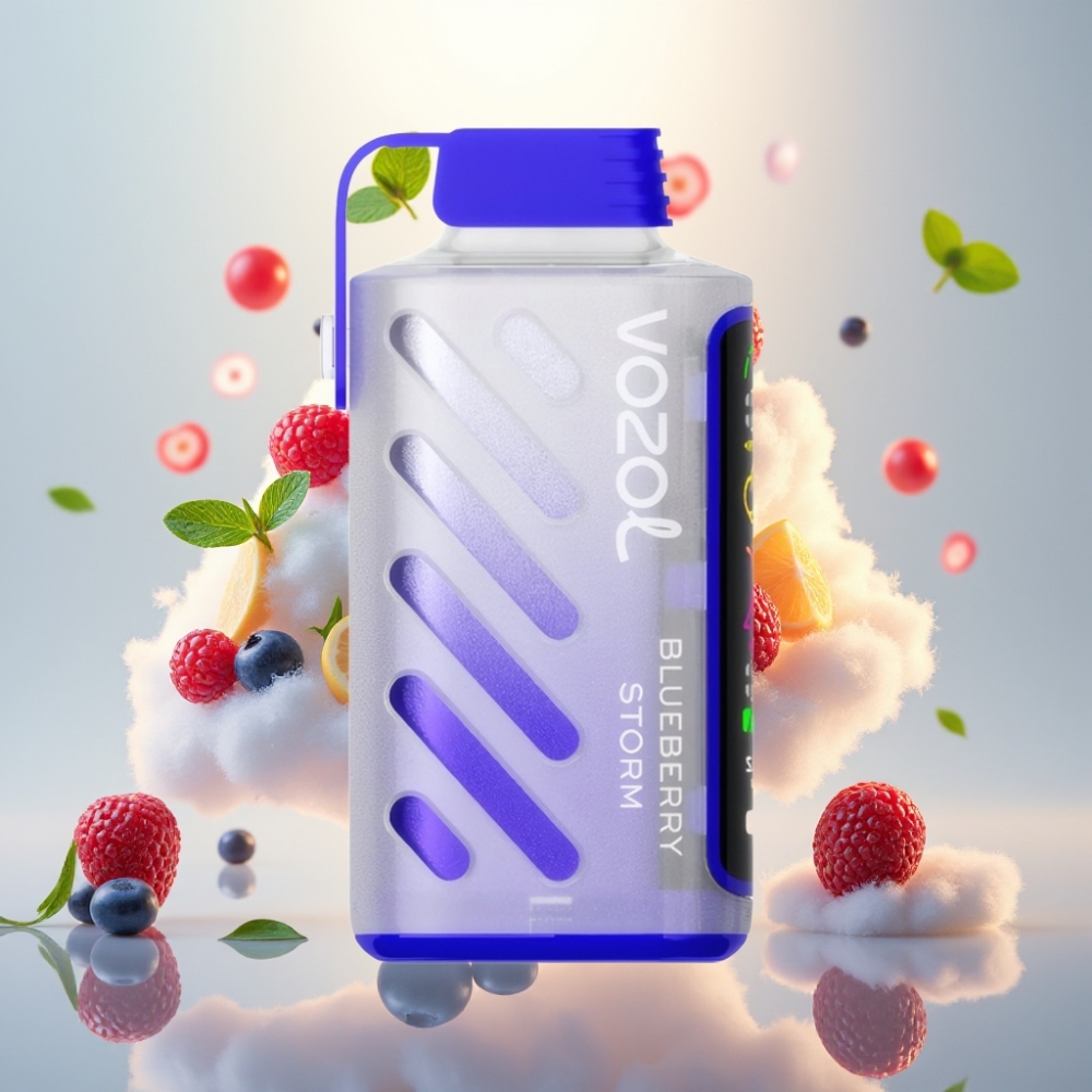 VOZOL Gear Power 20000 Puffs Dual Mesh Full Screen Disposable Vape Blueberry Storm
