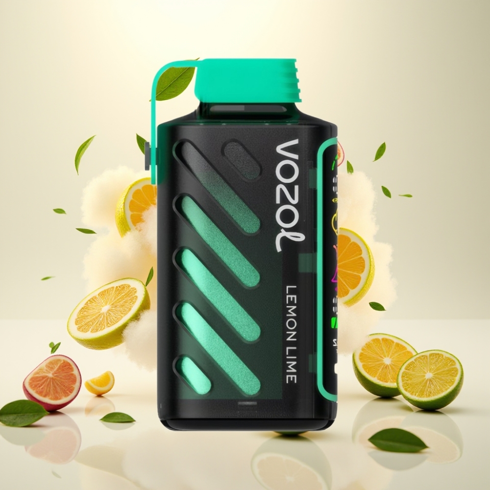 VOZOL Gear Power 20000 Puffs Dual Mesh Full Screen Disposable Vape Lemon Lime