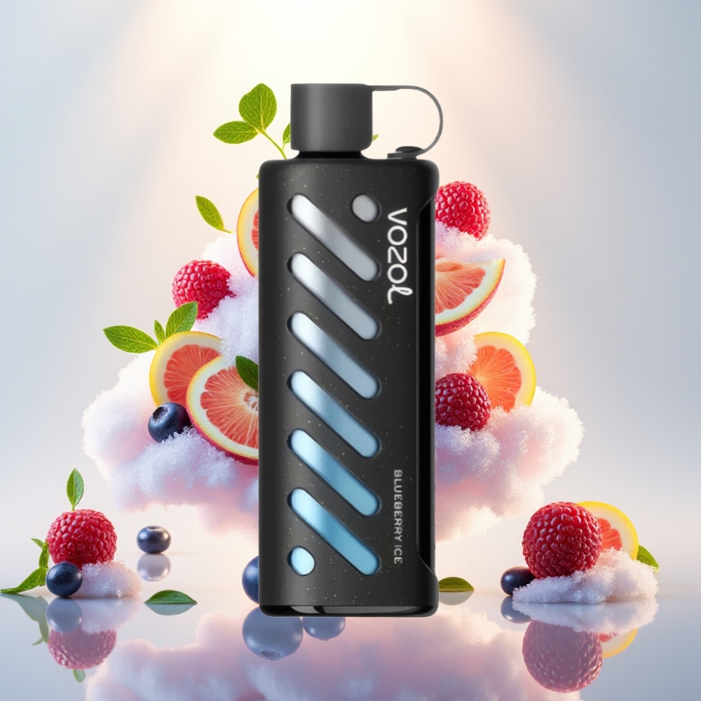 VOZOL Gear Shisha 25000 Puffs Dual Mesh Blueberry Ice 5mg Disposable Vape