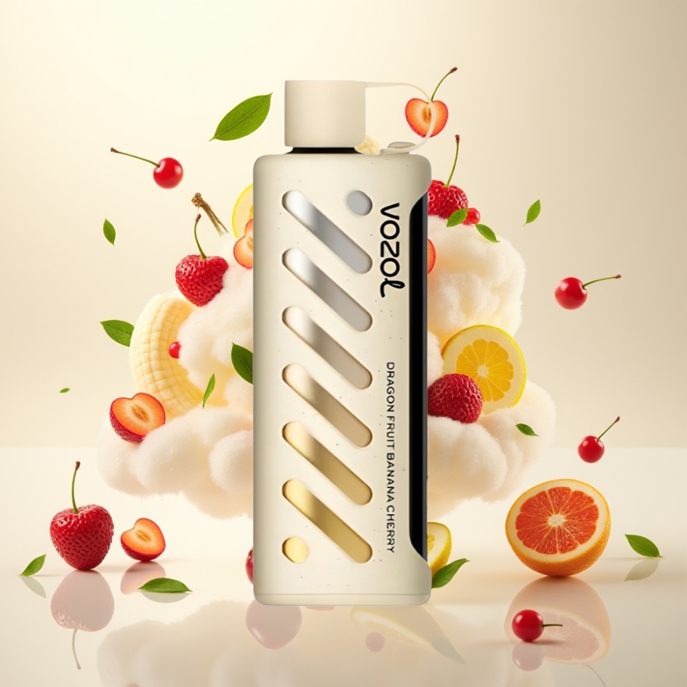 VOZOL Gear Shisha 25000 Puffs Dual Mesh Dragon Fruit Banana Cherry