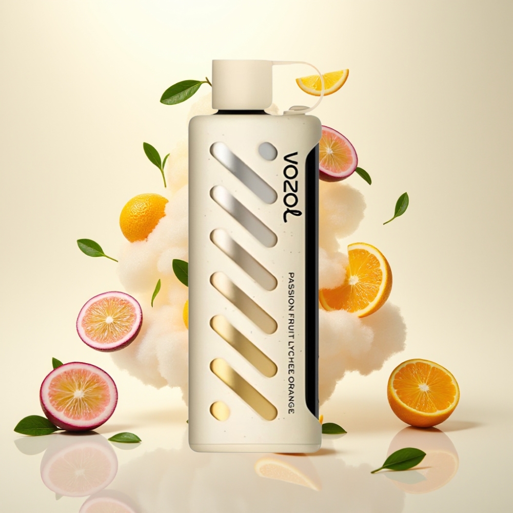 VOZOL Gear Shisha 25000 Puffs Dual Mesh Passion Fruit Lychee Orange