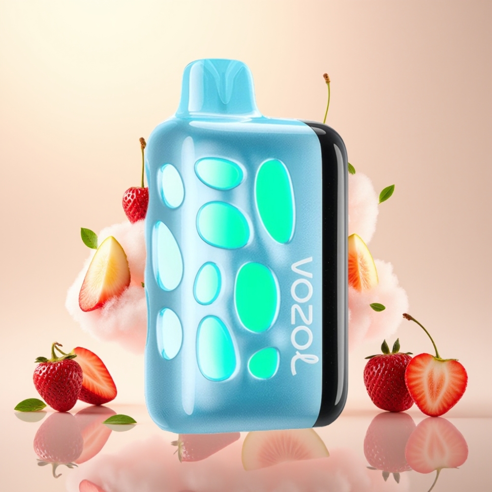 VOZOL RAVE 40000 Glow Party Disposable Vape Cherry Strawberry