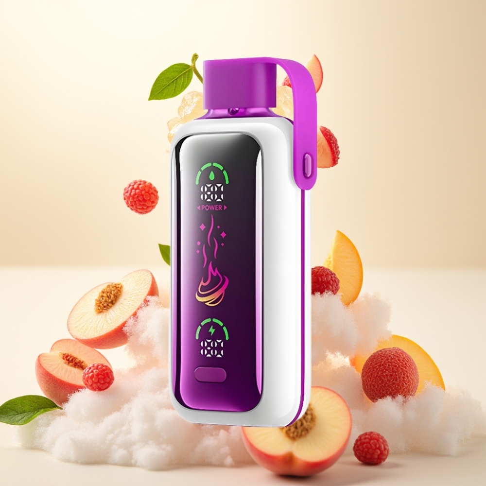 VOZOL Star 20000 Puffs HD Dual Mesh Peach Ice