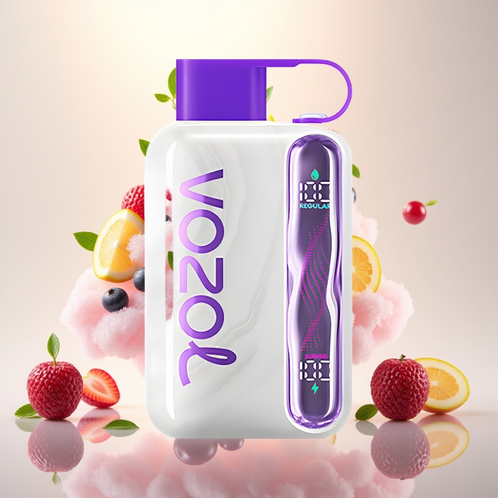 VOZOL STAR 40000 Disposable Vape - 1000mAh Battery, 20/50mg Nicotine, Type-C Charging, Grape Ice