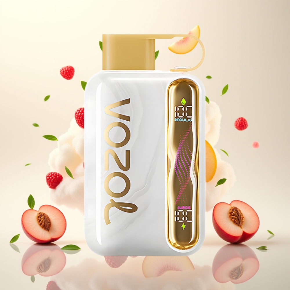 VOZOL STAR 40000 Puffs 1000mAh Type-C Disposable Vape White Peach Raspberry