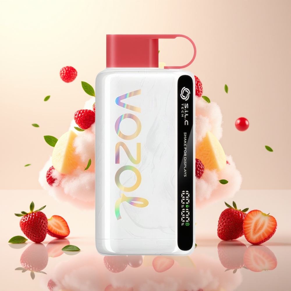 VOZOL STAR 9000/12000 Disposable Vape with S.i.L.C TECH & 30% Faster Charge Strawberry Raspberry Cherry