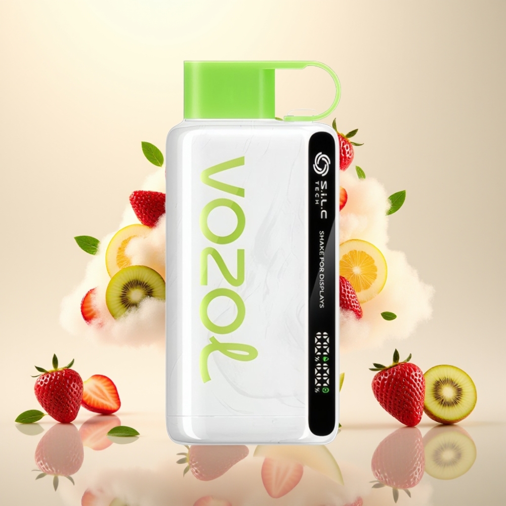 VOZOL STAR 9000/12000 Disposable Vape with S.i.L.C TECH & Recycled Plastic Strawberry Kiwi