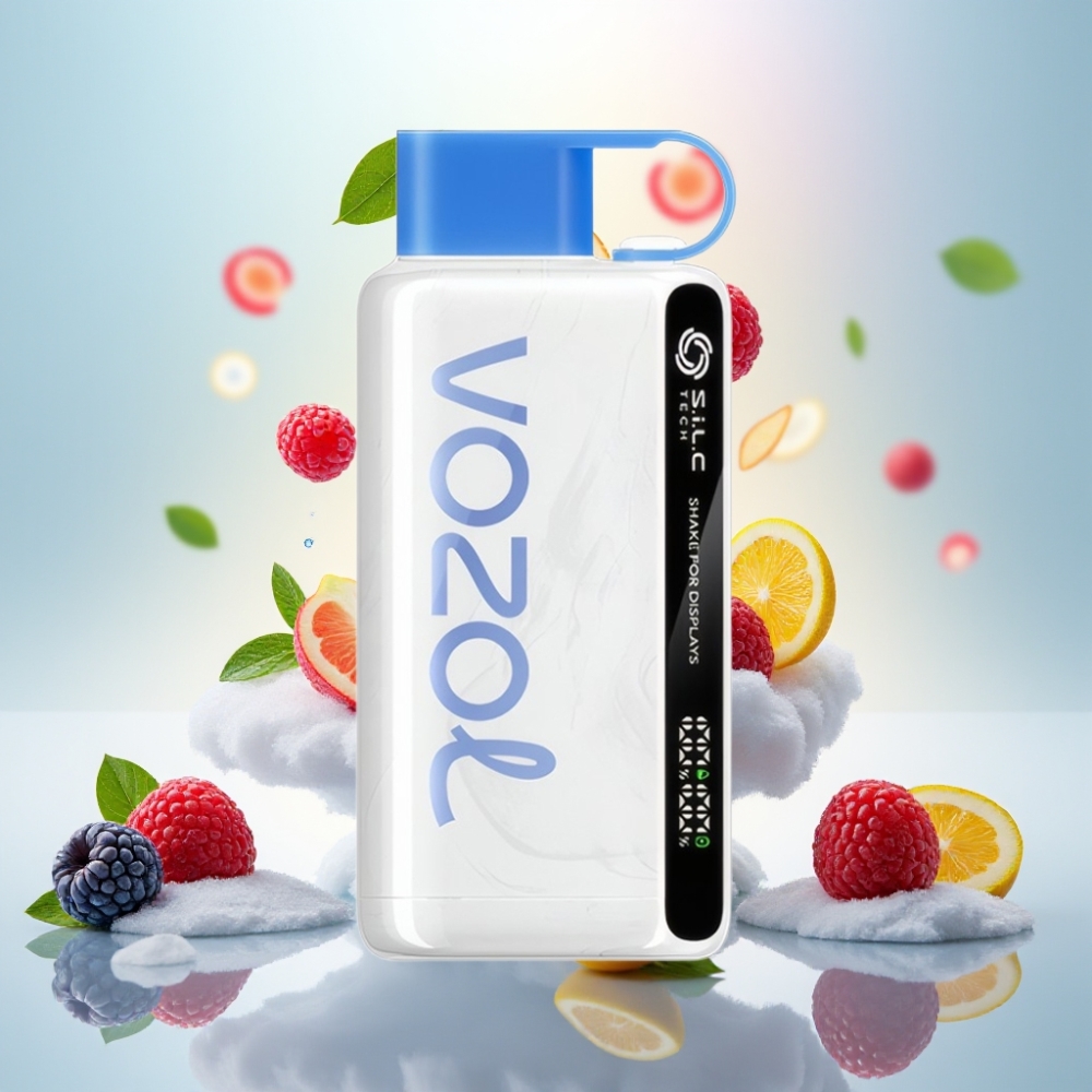 VOZOL STAR 9000/12000 Recycled S.i.L.C TECH Disposable Vape - Blue Razz Ice