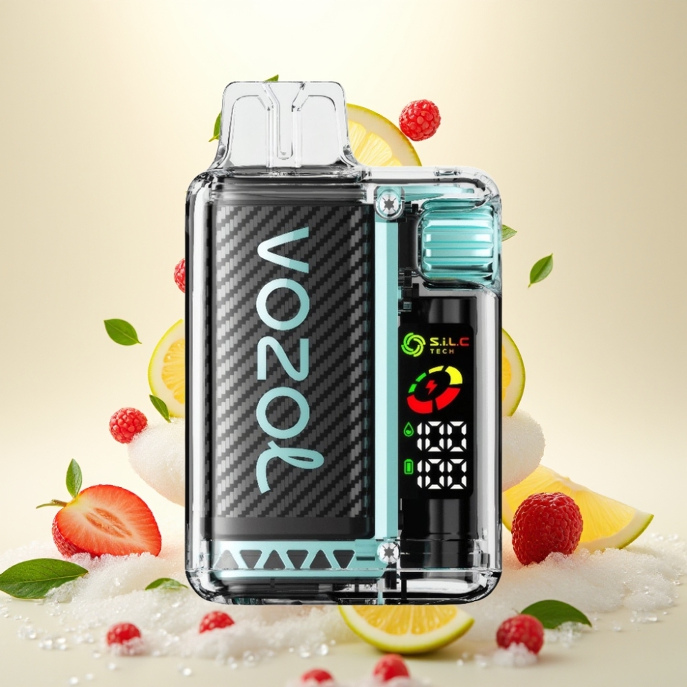 VOZOL Vista 20000 Puffs 650mAh MTL Disposable Vape with OLED & Dual Mesh - Sour Apple Ice