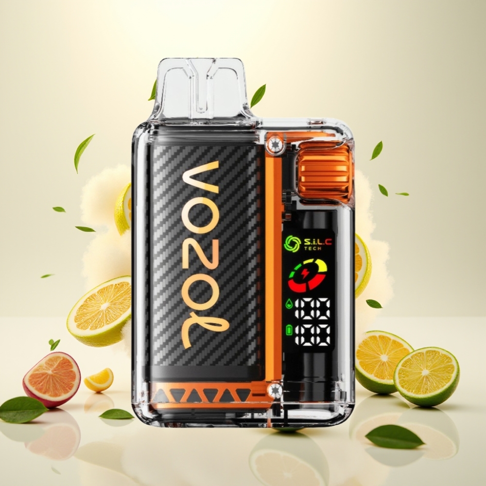 VOZOL Vista 20000 Puffs MTL Disposable Vape with OLED Screen & 6-Level Watt Adjustment - Lemon Lime